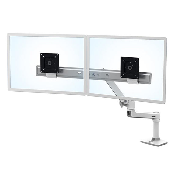 ERGOTRON - ET-45-489-216 - LX Desk Dual Direct Monitor Arm (white)