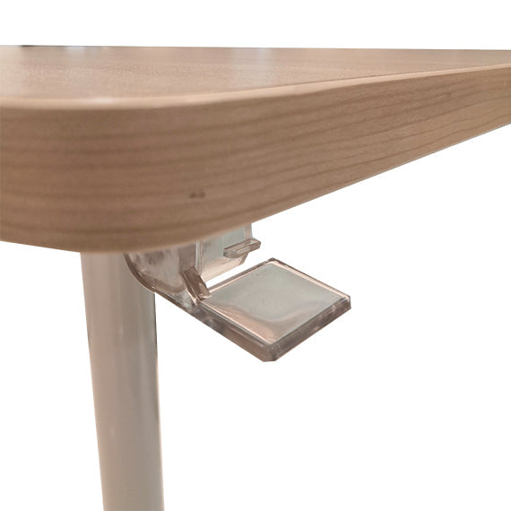 Mobile Single Pole Pneumatic Adjustable Desk ERGOWORKS