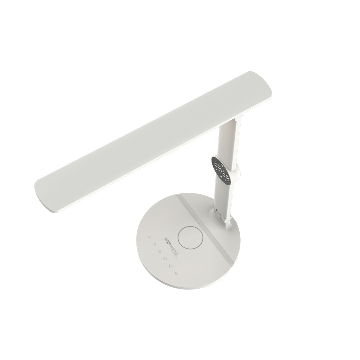 Ergo Eye Care Led Desk Lamp with Qi Charger & Digital Clock - Ergoworks