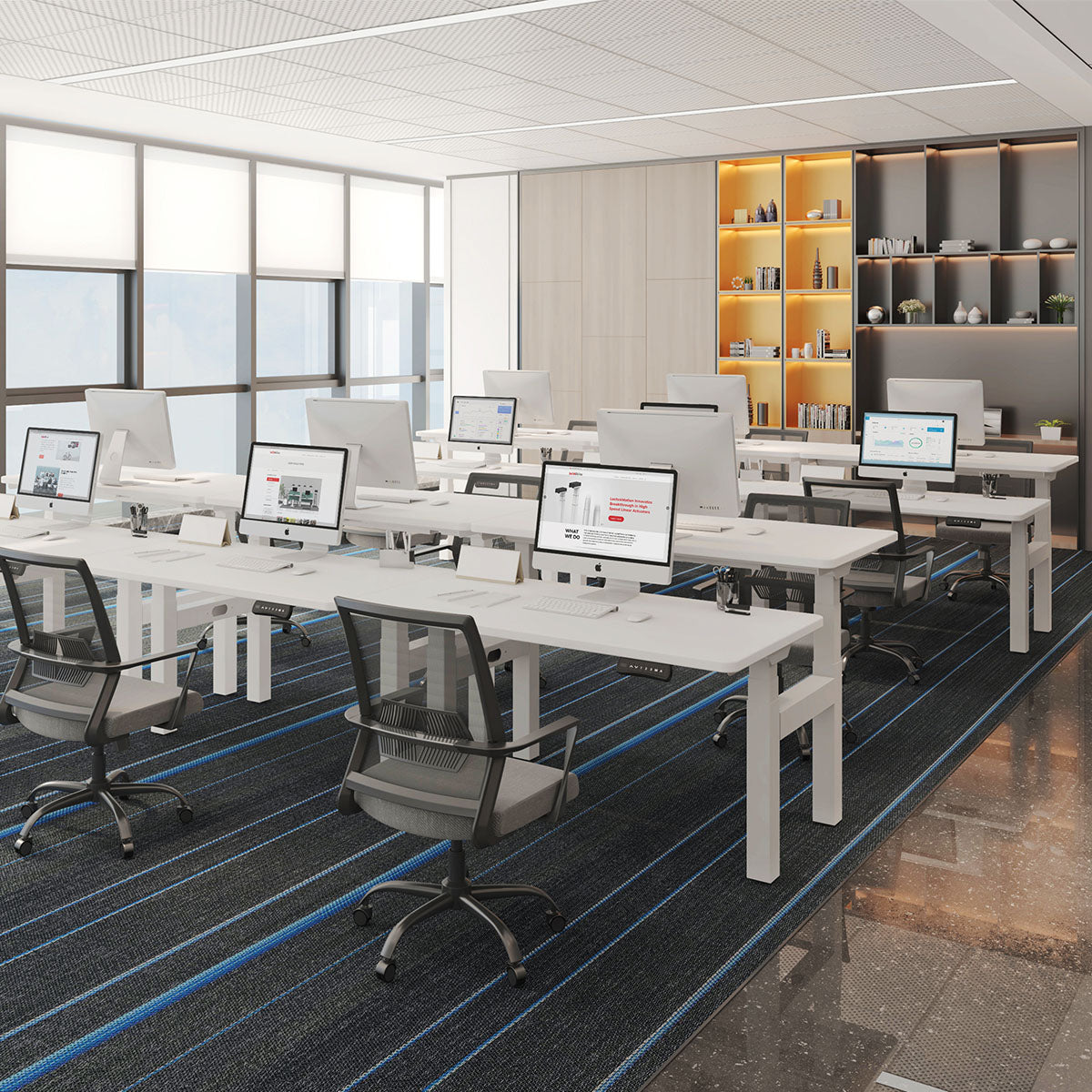Dual Benching Electric Desk - Ergoworks