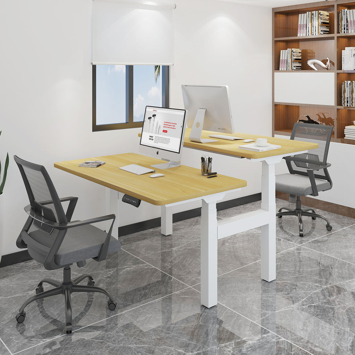 Dual Benching Electric Desk - Ergoworks