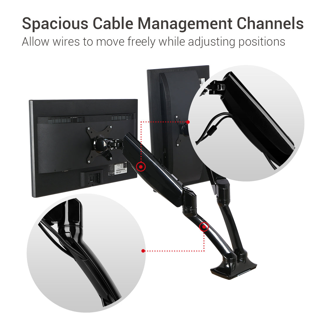 Dual Vesa Universal Desk Mount - Ergoworks