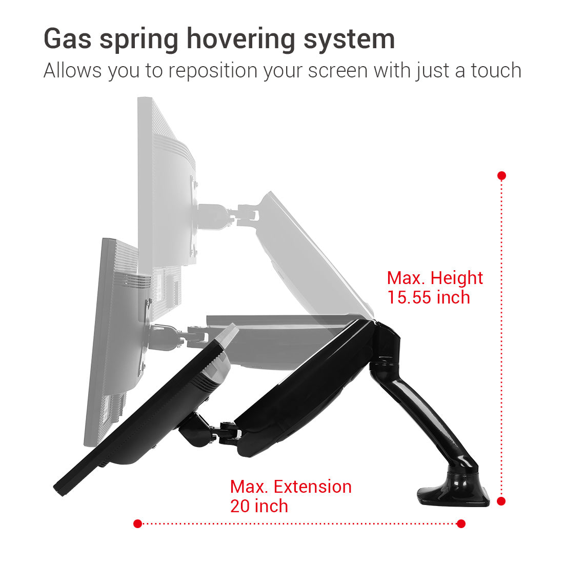 Dual Vesa Universal Desk Mount - Ergoworks