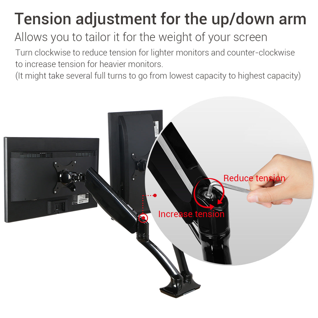 Dual Vesa Universal Desk Mount - Ergoworks