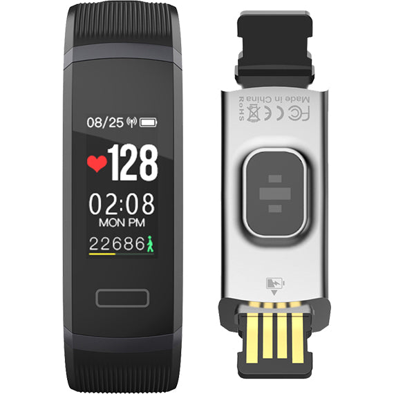 TENVIS HR - HB3101SA-BK01 - Smart Band with BPM Heart Rate Monitor & Full HD Color Screen