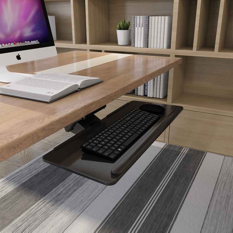 ERGOWORKS EW-KT101 BK - UNDER DESK UNIVERSAL KEYBOARD TRAY - Ergoworks