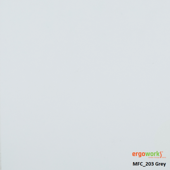 Ergoworks Under-Desk Accessories GREY EW-2D1F-MFC203 Mobile Pedestal Drawer with Lock and Castors Ergoworks