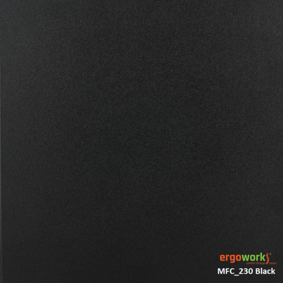 ERGOWORKS - EW-2D1F - BLACK 3 DRAWERS MOBILE PEDESTAL DRAWER WITH KEY LOCK AND CASTORS (W407 X D475 X H665MM)