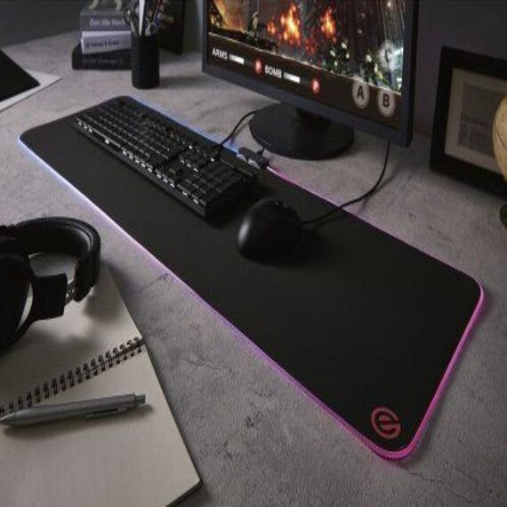 ELECOM - MP-GL01BK - GAMING MOUSE PAD-DESK MAT WITH LIGHT