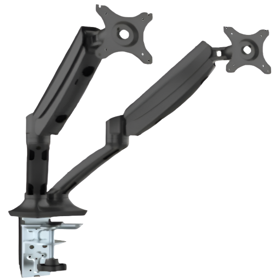 ERGOWORKS - EW-DLB502D - DUAL VESA UNIVERSAL DESK MOUNT MONITOR ARM