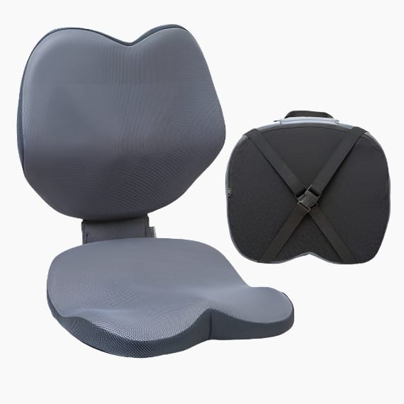 Ergoworks Grey Integrated Folding Seat Cushion Ergoworks