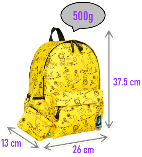 Impact School Bag IM-00D01 - Ergonomic Daypack Backpack (L)