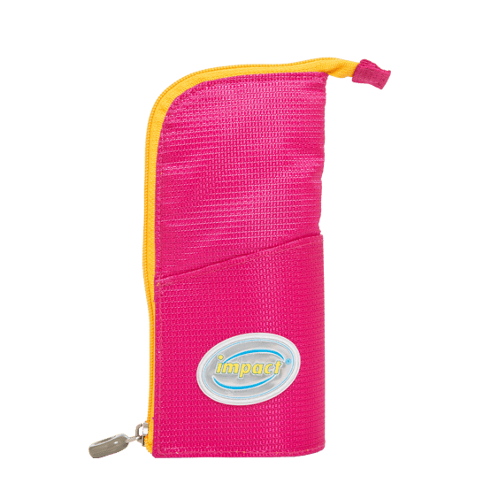 Impact Pencil Case Pink IMPACT IM-00048 Ergonomic Stationery Bag Ergoworks