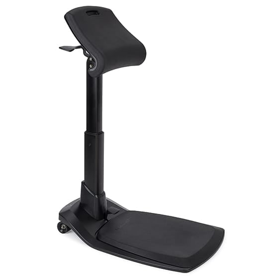 LEANRITE Desk Chair Black LeanRite Standing Desk Chair Ergoworks