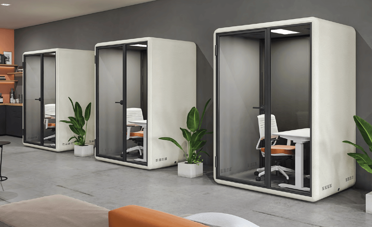 KOPLUS Meeting Pod Soundproof KOLO MIDI Studio Pod With UV-C Lamp Ergoworks