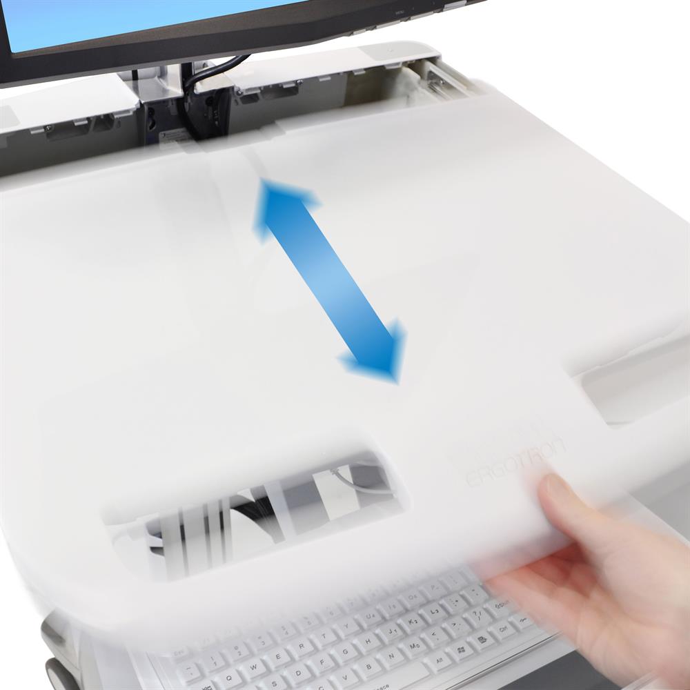 StyleView Cart with LCD Pivot, 1 Drawer (1x1)