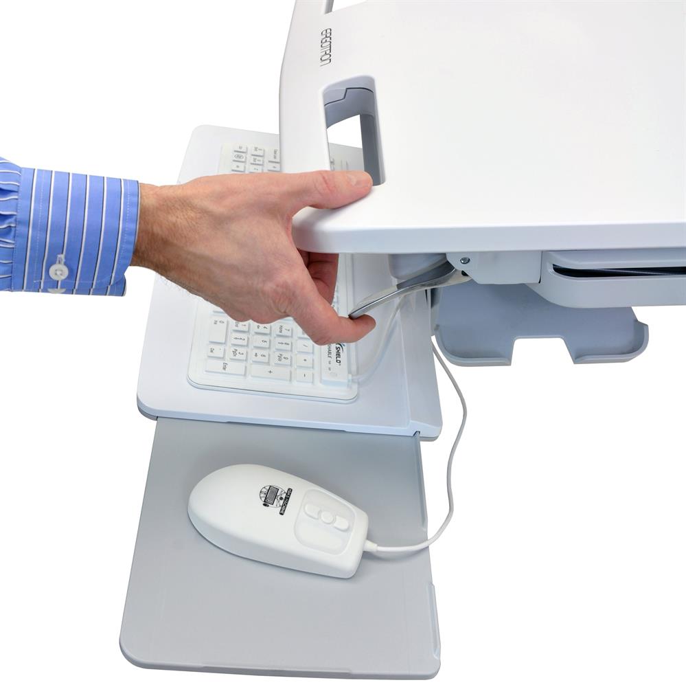 StyleView Cart with LCD Pivot, 1 Drawer (1x1)