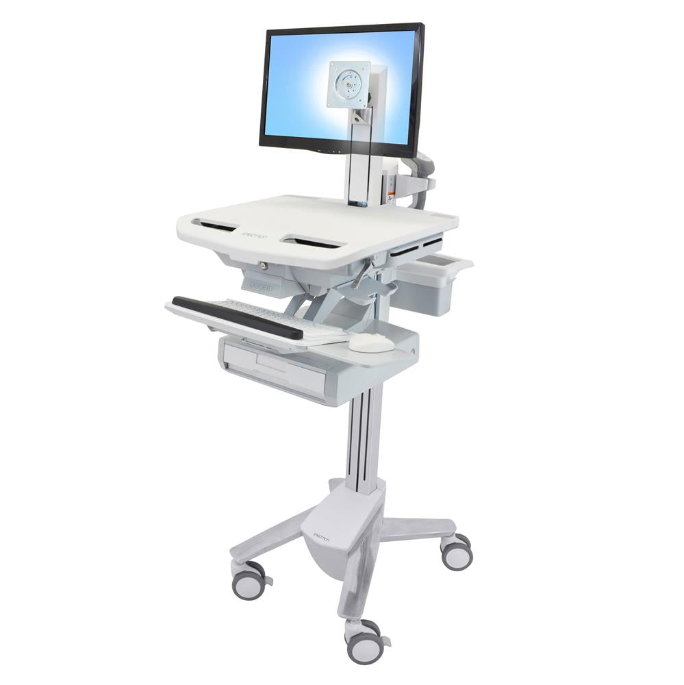 (INDENT ORDER) ERGOTRON SV43-1310-0 StyleView Cart with LCD Pivot, 1 Drawer (1x1)