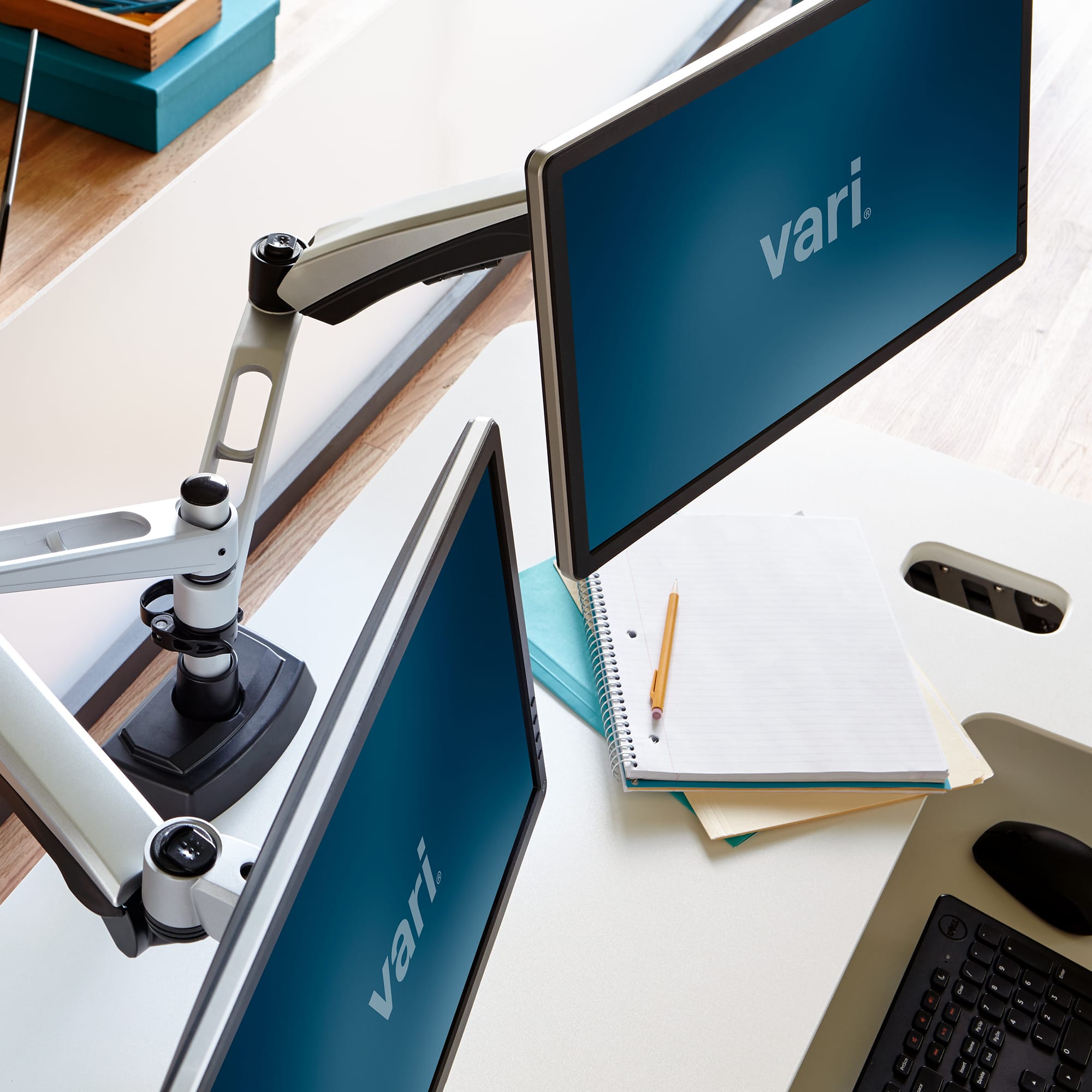 VARIDESK - EVD48003 - Dual Monitor Arm