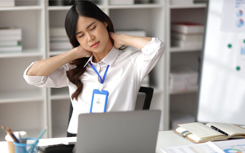 Recognizing early signs of localized fatigue during the workday.
