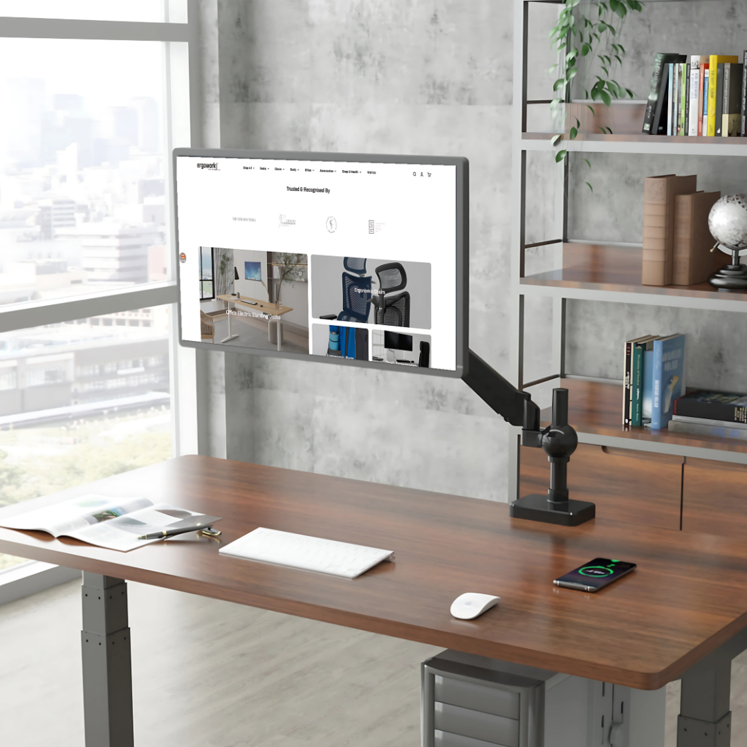 dual monitor arm | Ergoworks