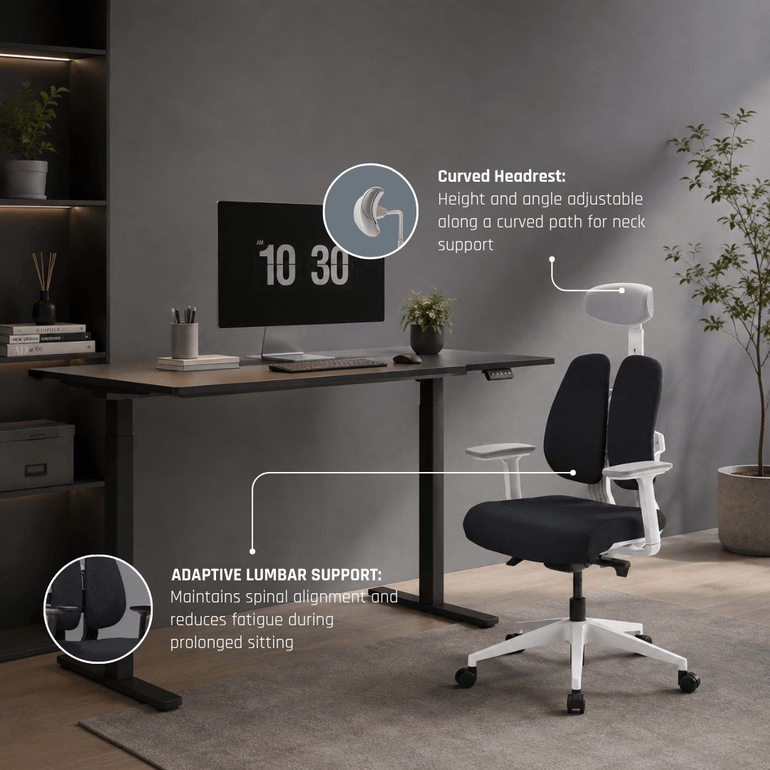DUOREST Office Chairs D2 Dual Comfort Chair DX2 Series Ergoworks