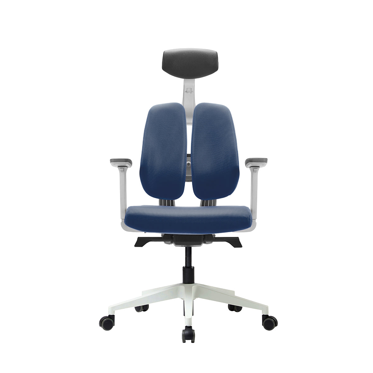 DUOREST DUOTEX Collection Office Home Award Winning Ergonomic Chair, White Frame - D2-200W-TS138
