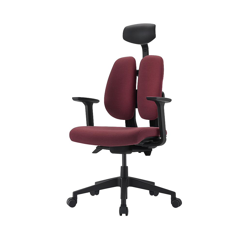 [CLEARANCE] Duotex Office Ergonomic Chair (Red)