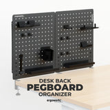 Ergoworks Desk Organizer Desk Back Pegboard Organizer Ergoworks