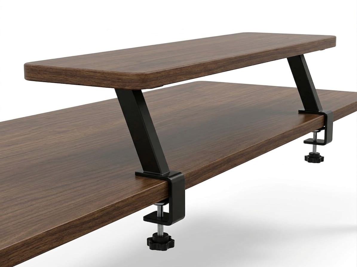 ERGOWORKS Noce Champagne (Pre-Order) Ergoworks Elevate Clamp-On Mount Desk Riser Ergoworks