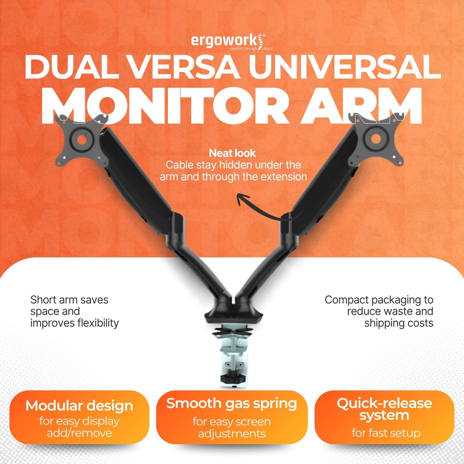 Dual Versa Universal Desk Mount