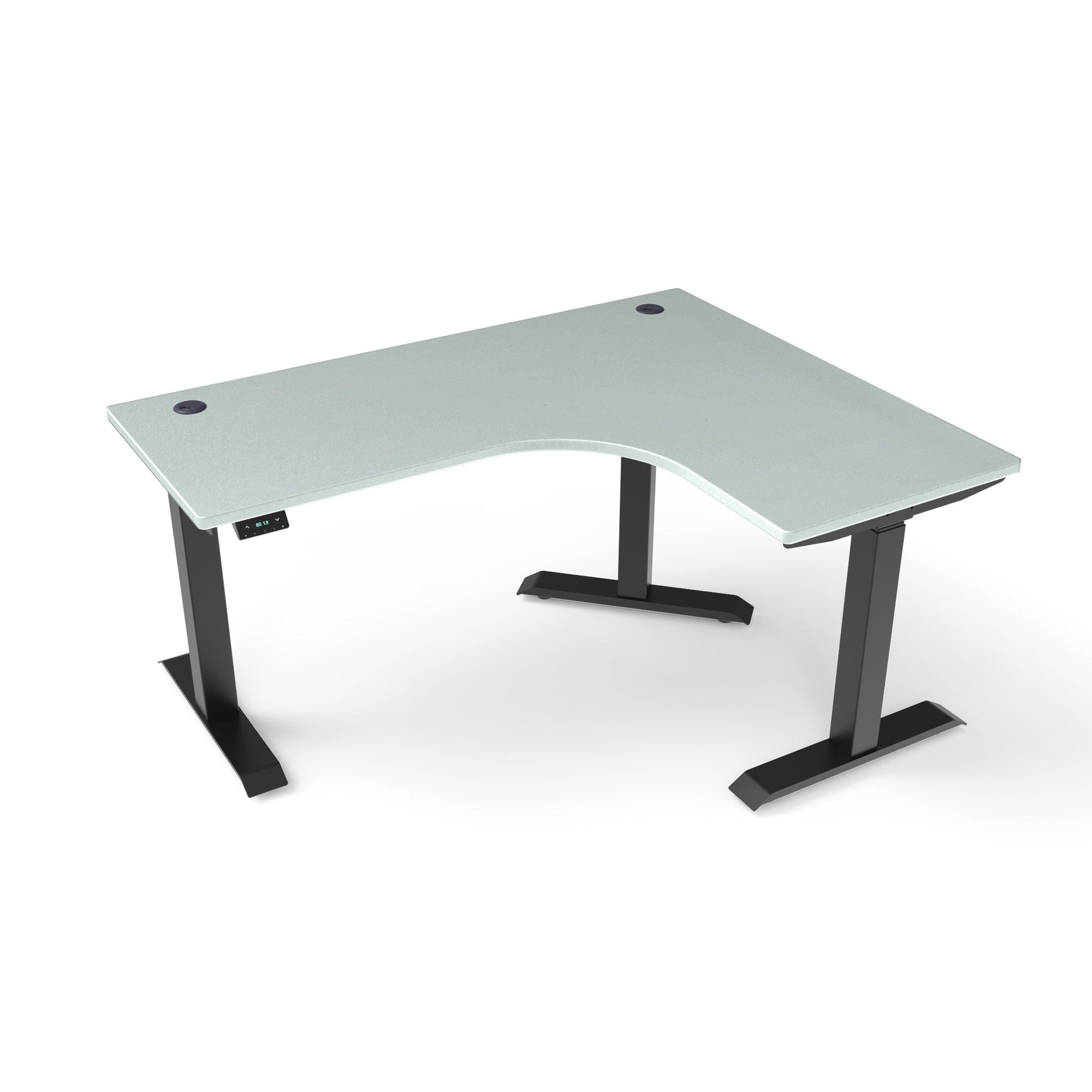 L-Shaped Extended Standing Desk, MFC Tabletop