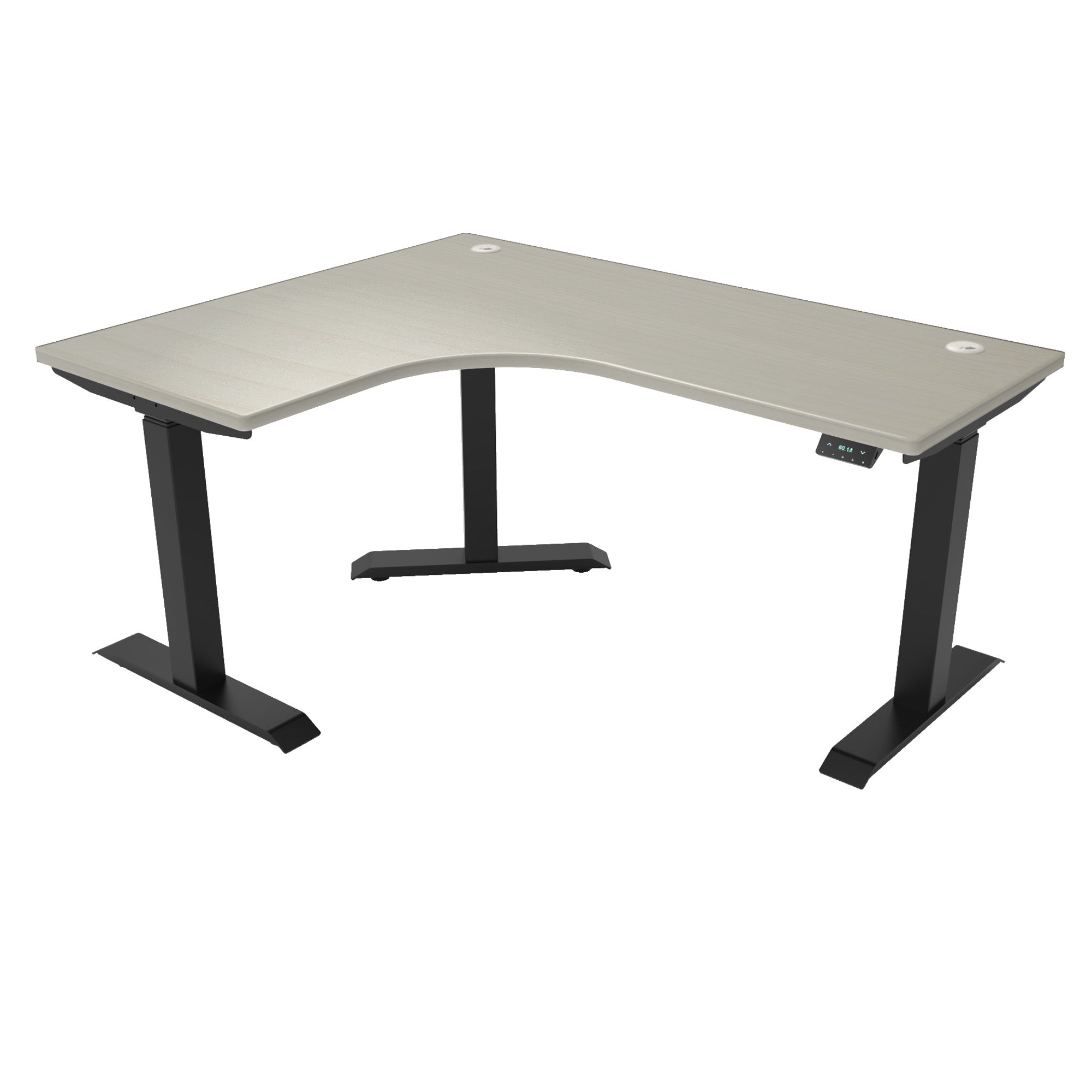 L-Shaped Extended Standing Desk, MFC Tabletop