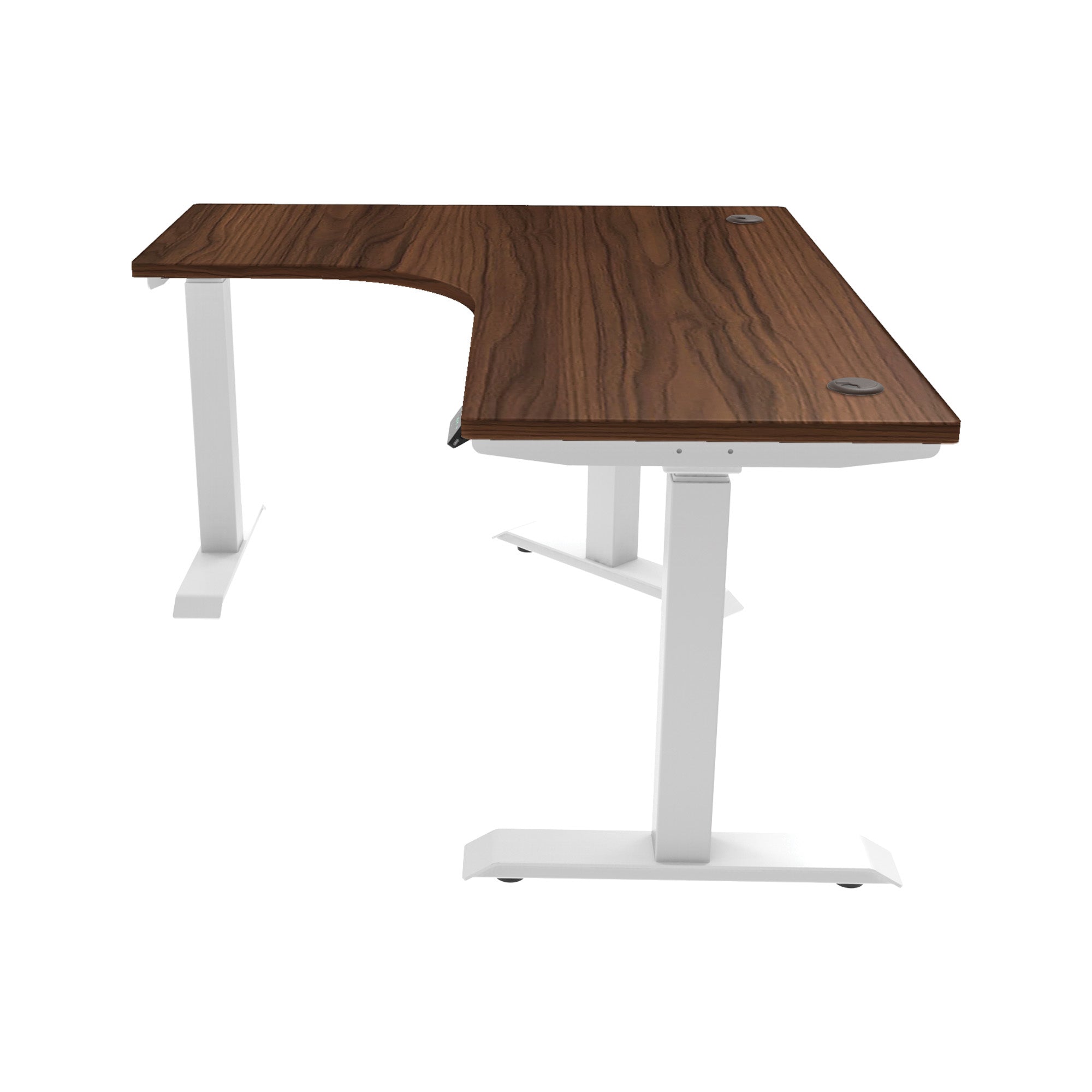 L-Shaped Extended Standing Desk, MFC Tabletop