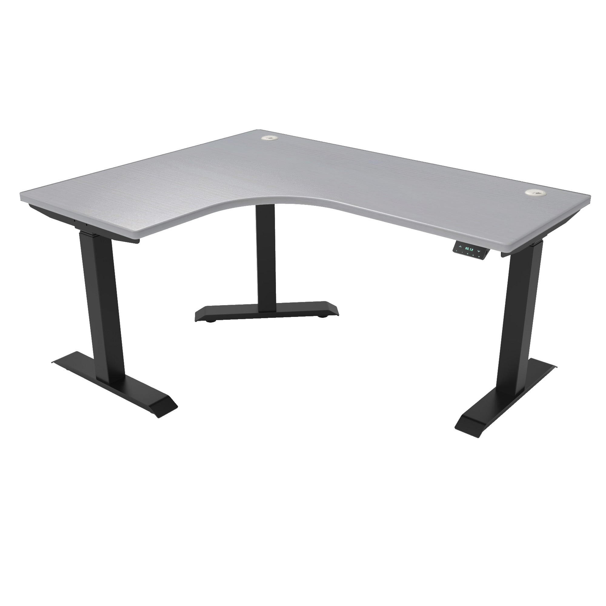 L-Shaped Extended Standing Desk, MFC Tabletop