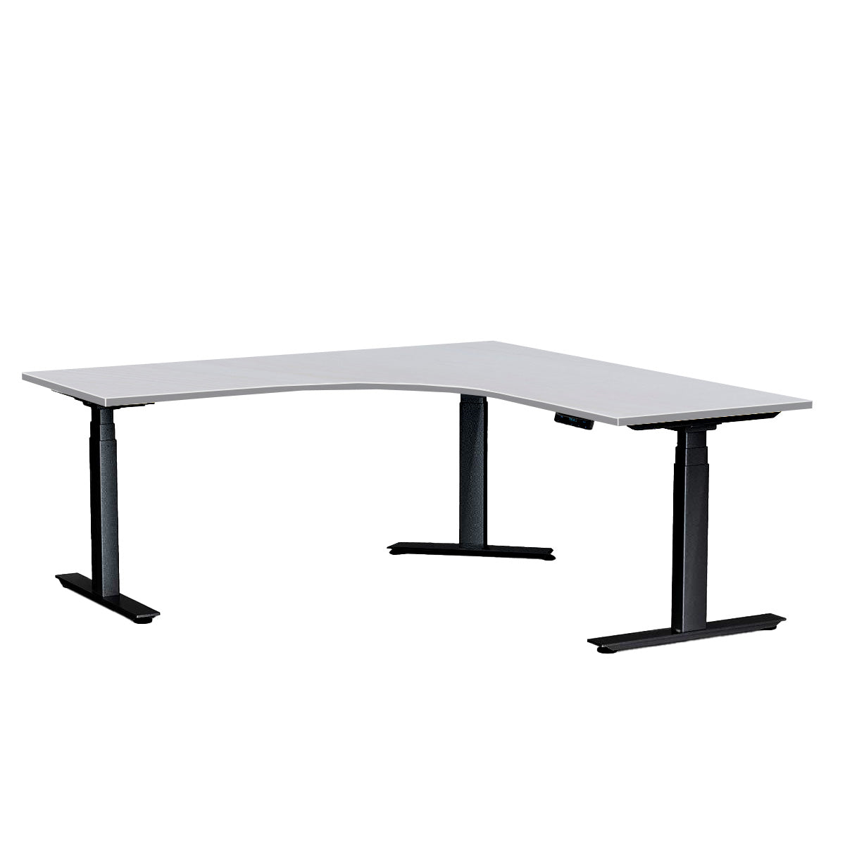 L-Shaped Extended Signature Standing Desk, Customized MFC Tabletop (ETA: Jan 2024)
