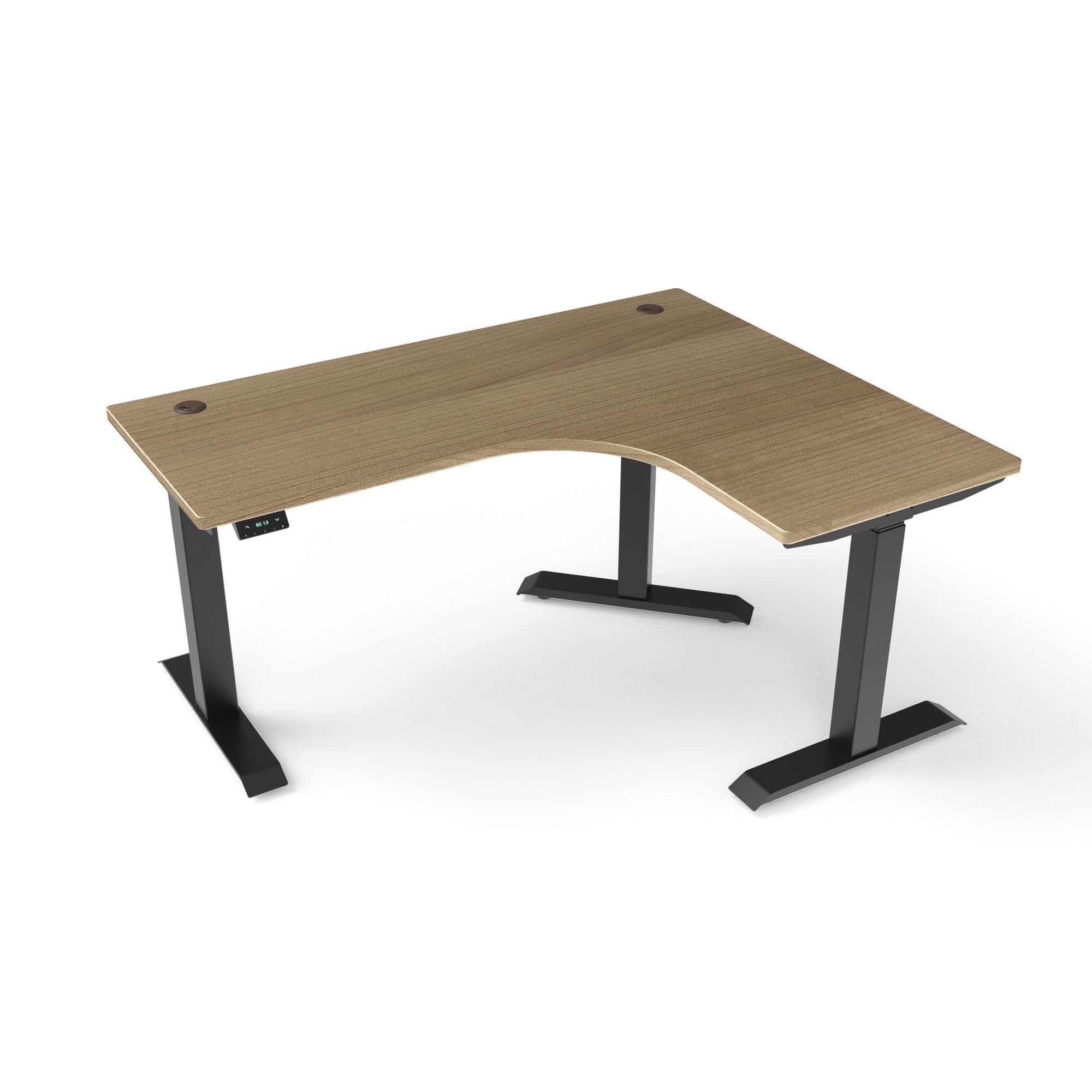 L-Shaped Extended Standing Desk, MFC Tabletop