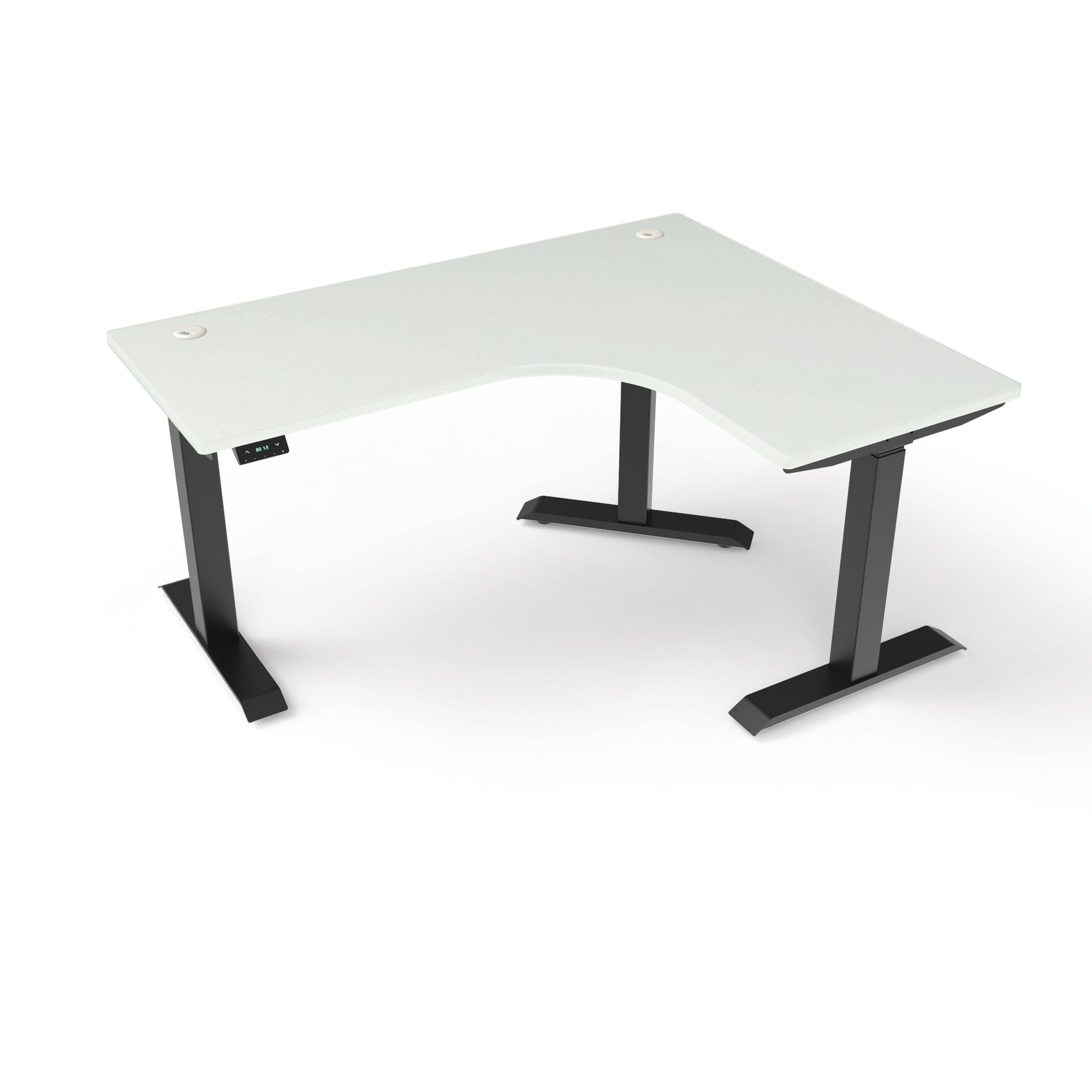 L-Shaped Extended Standing Desk, MFC Tabletop