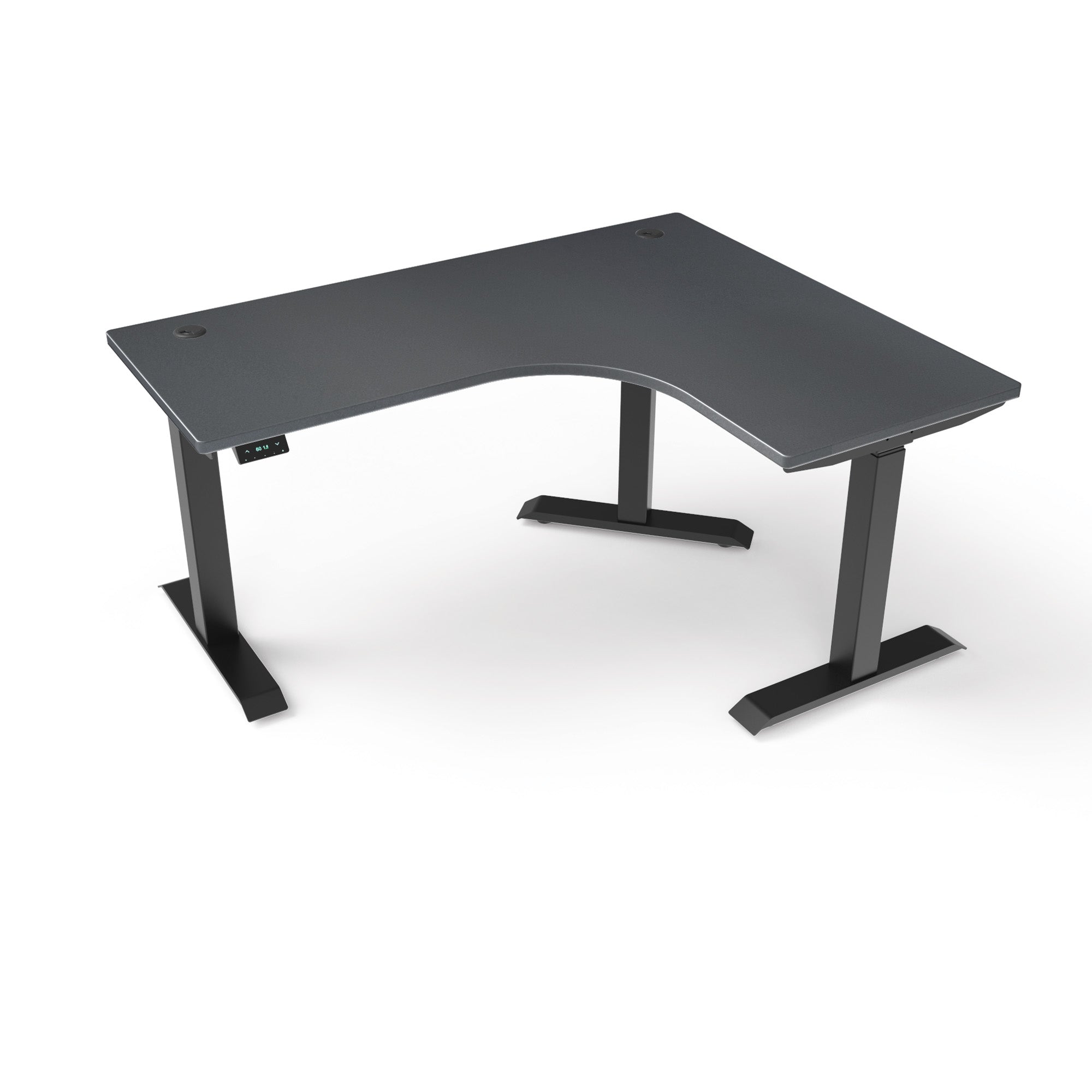 L-Shaped Extended Standing Desk, MFC Tabletop