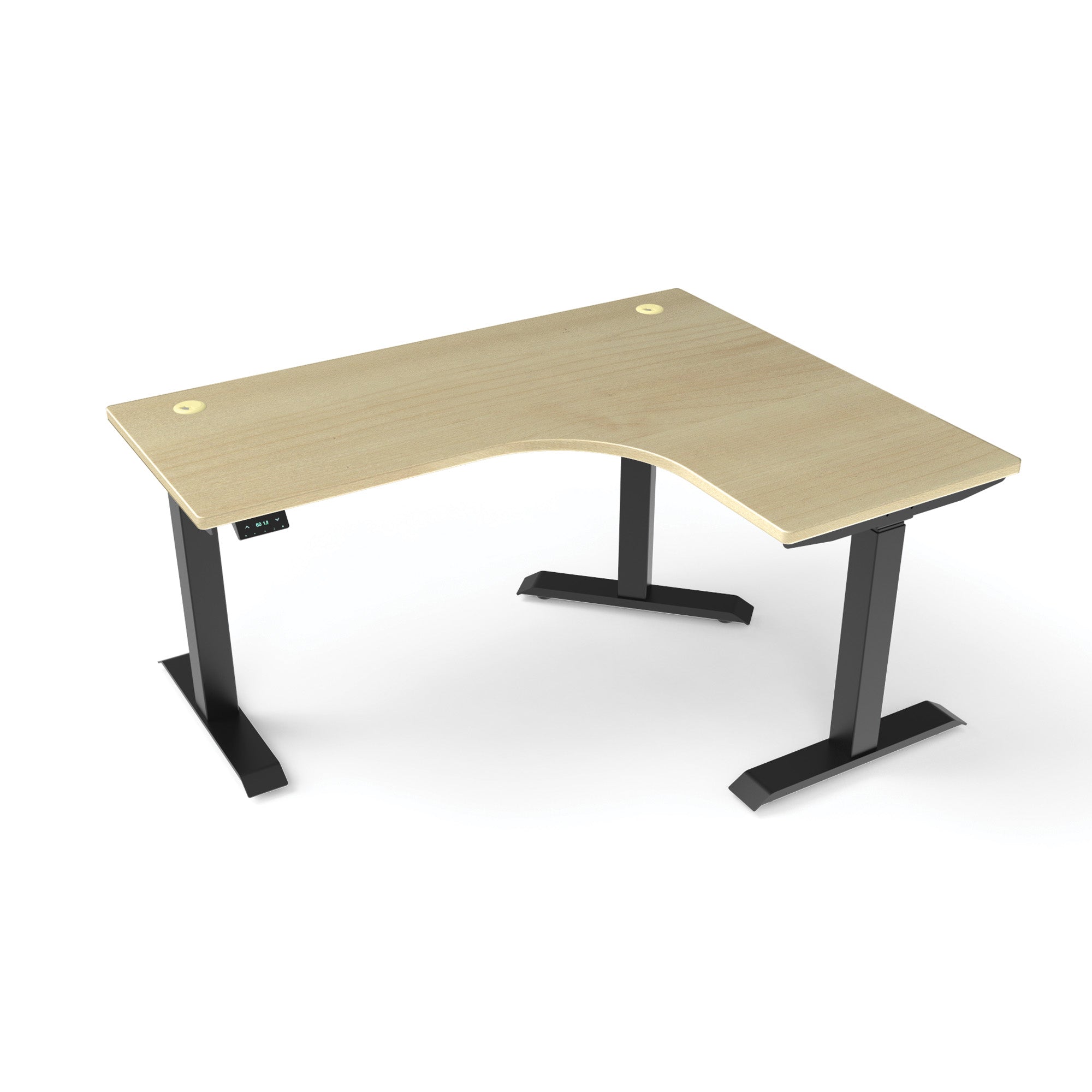 L-Shaped Extended Standing Desk, MFC Tabletop