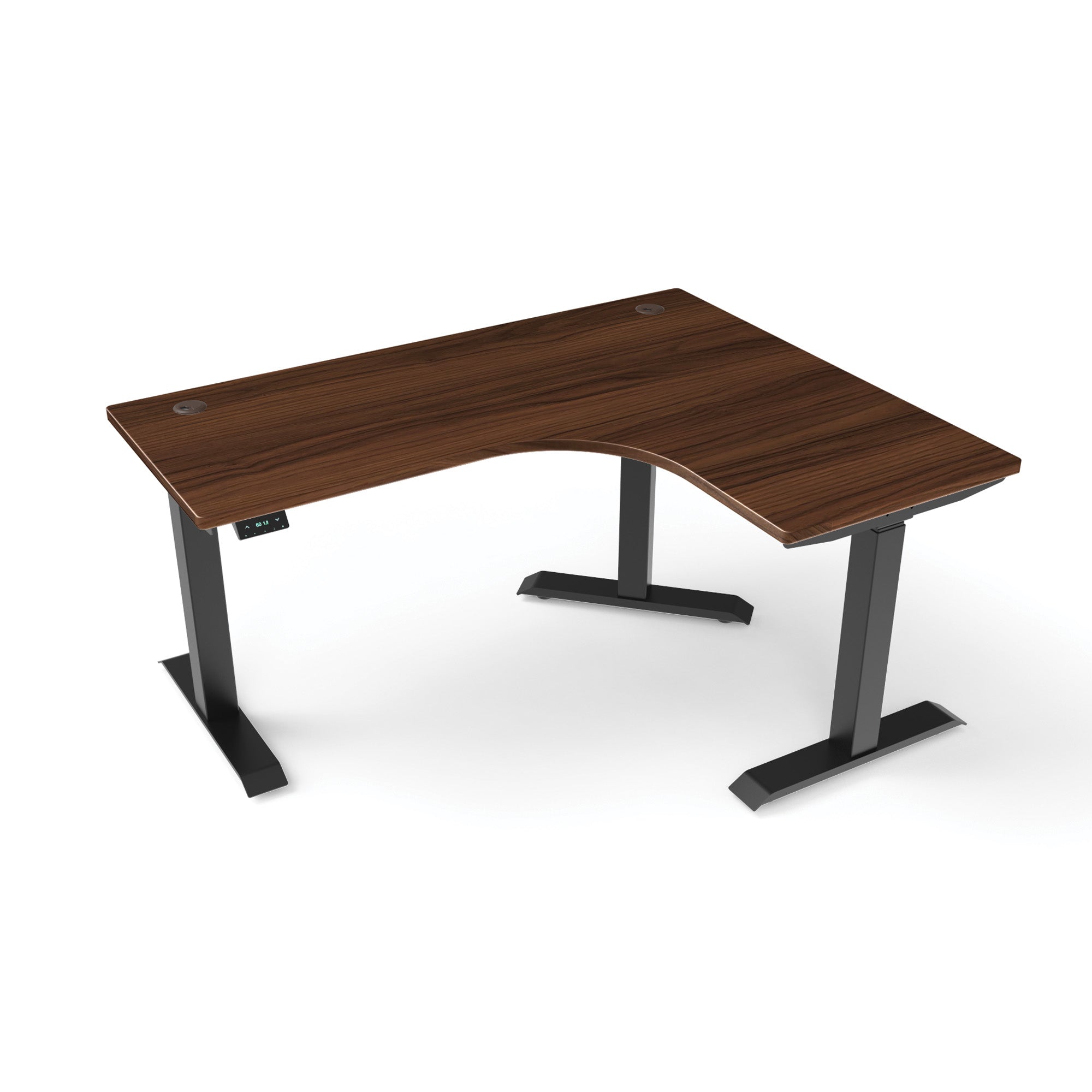 L-Shaped Extended Standing Desk, MFC Tabletop