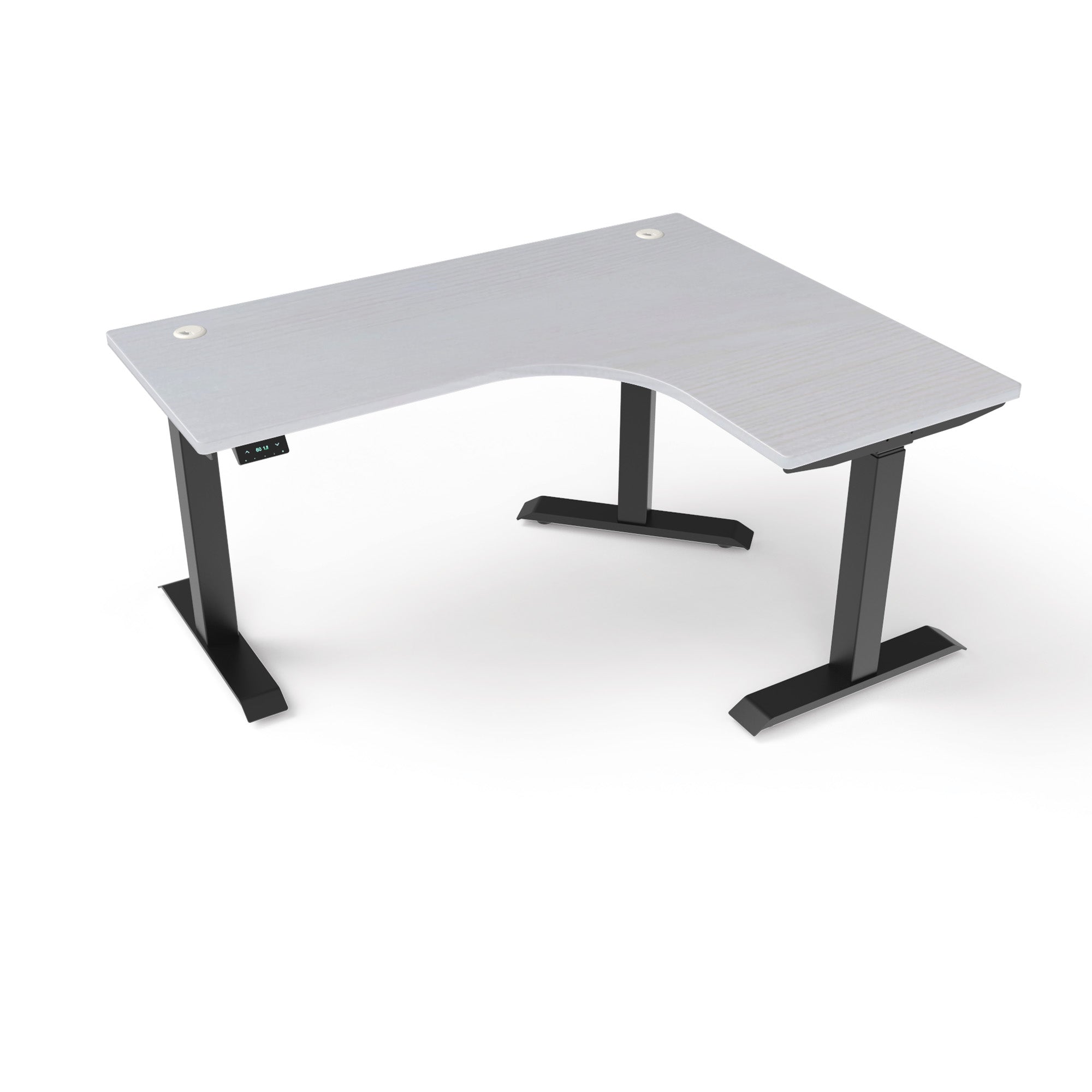 L-Shaped Extended Standing Desk, MFC Tabletop