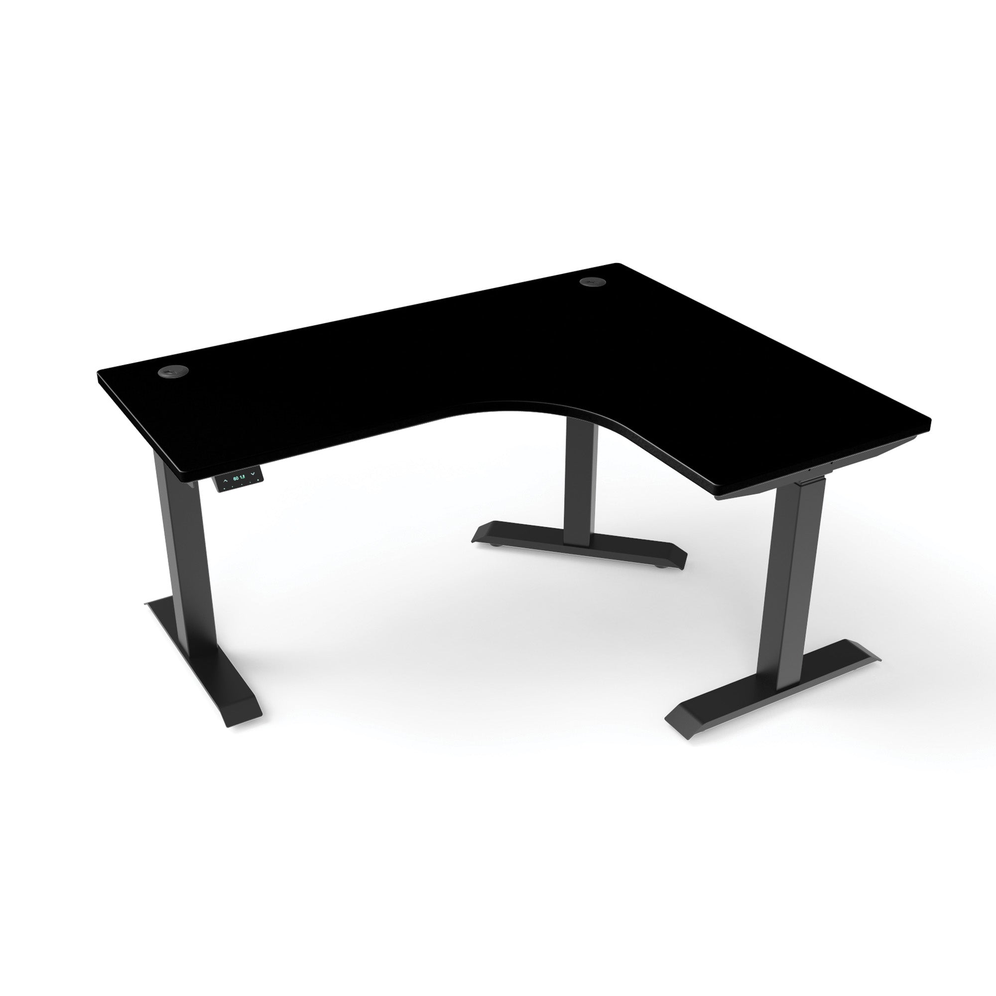 L-Shaped Extended Standing Desk, MFC Tabletop