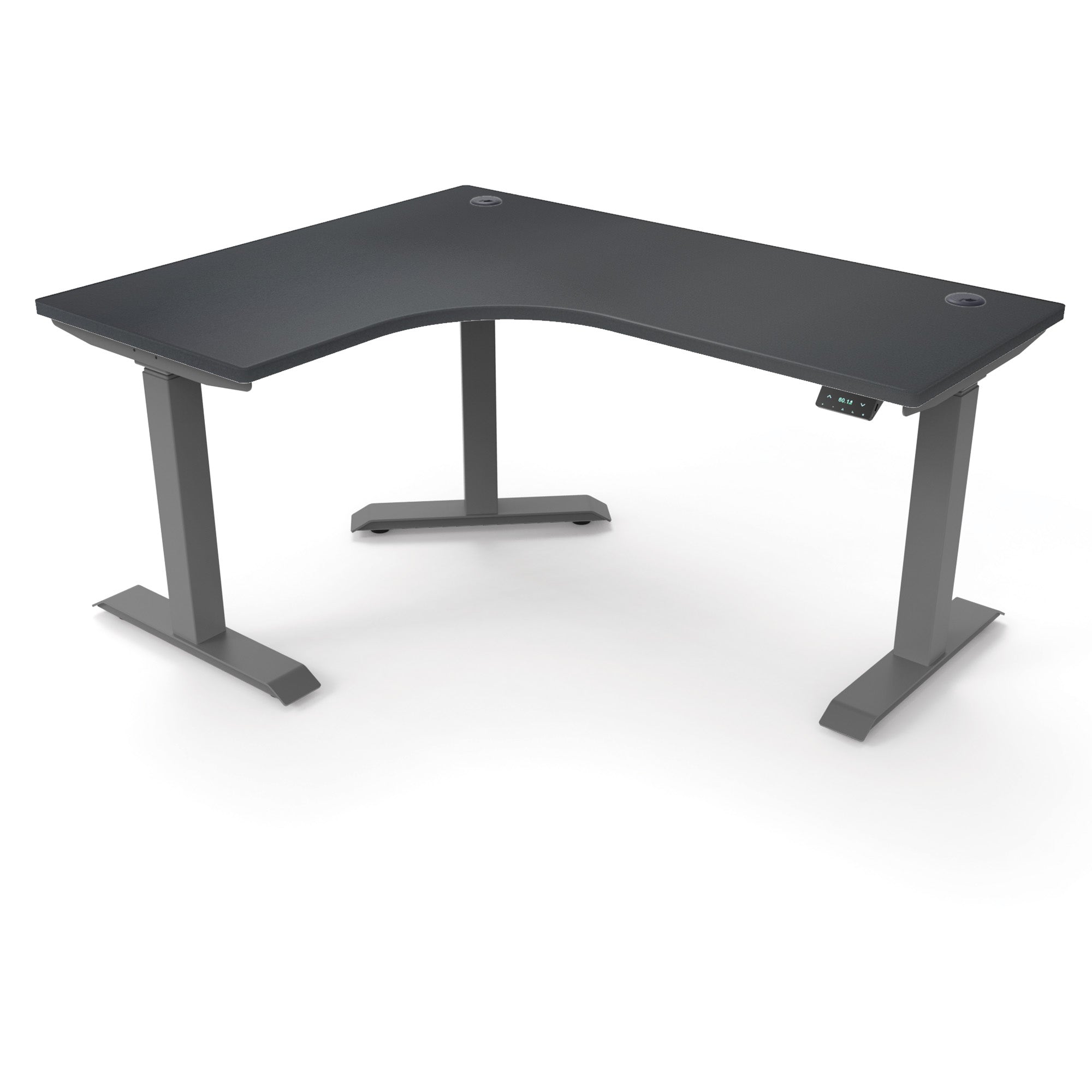 L-Shaped Extended Standing Desk, MFC Tabletop