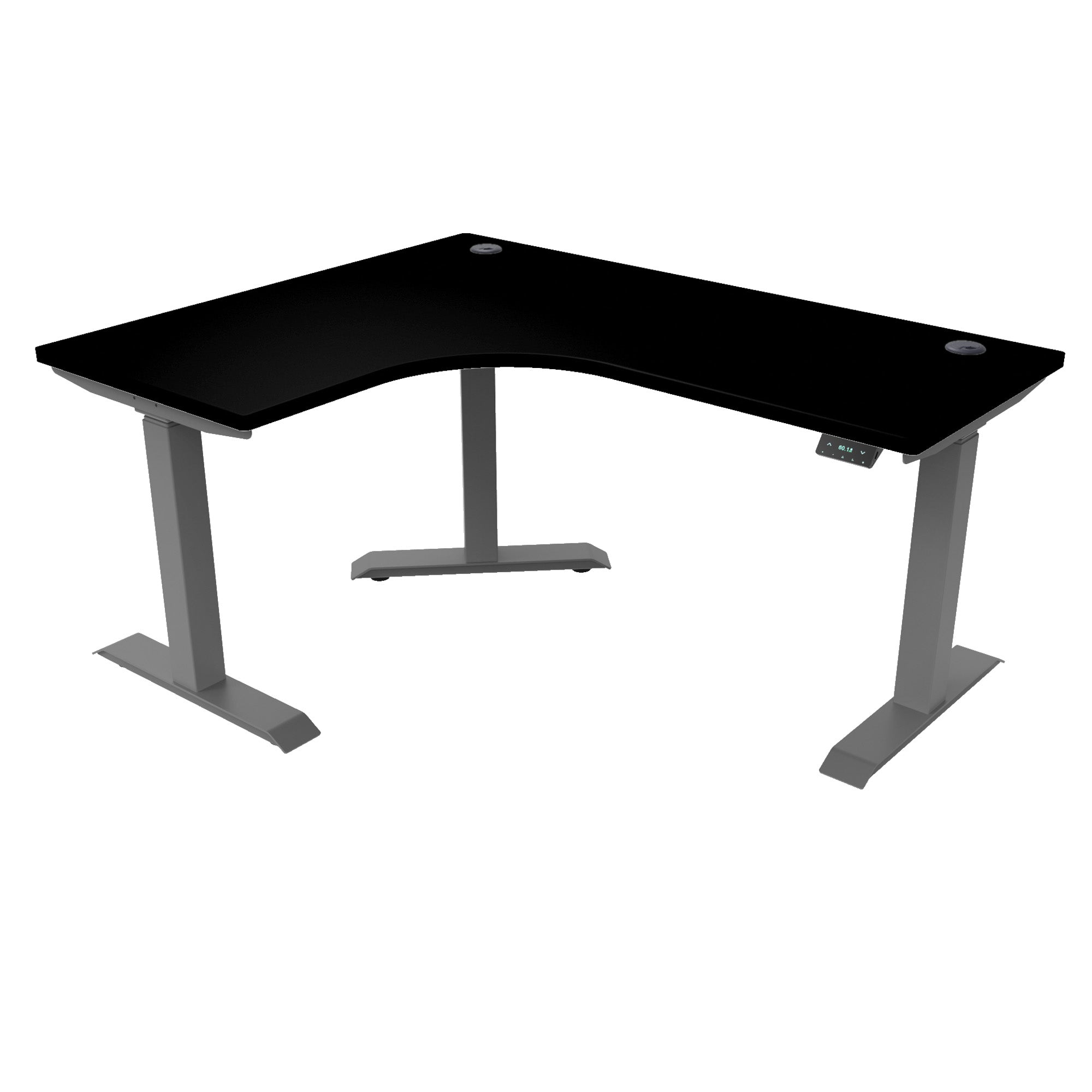 L-Shaped Extended Standing Desk, MFC Tabletop