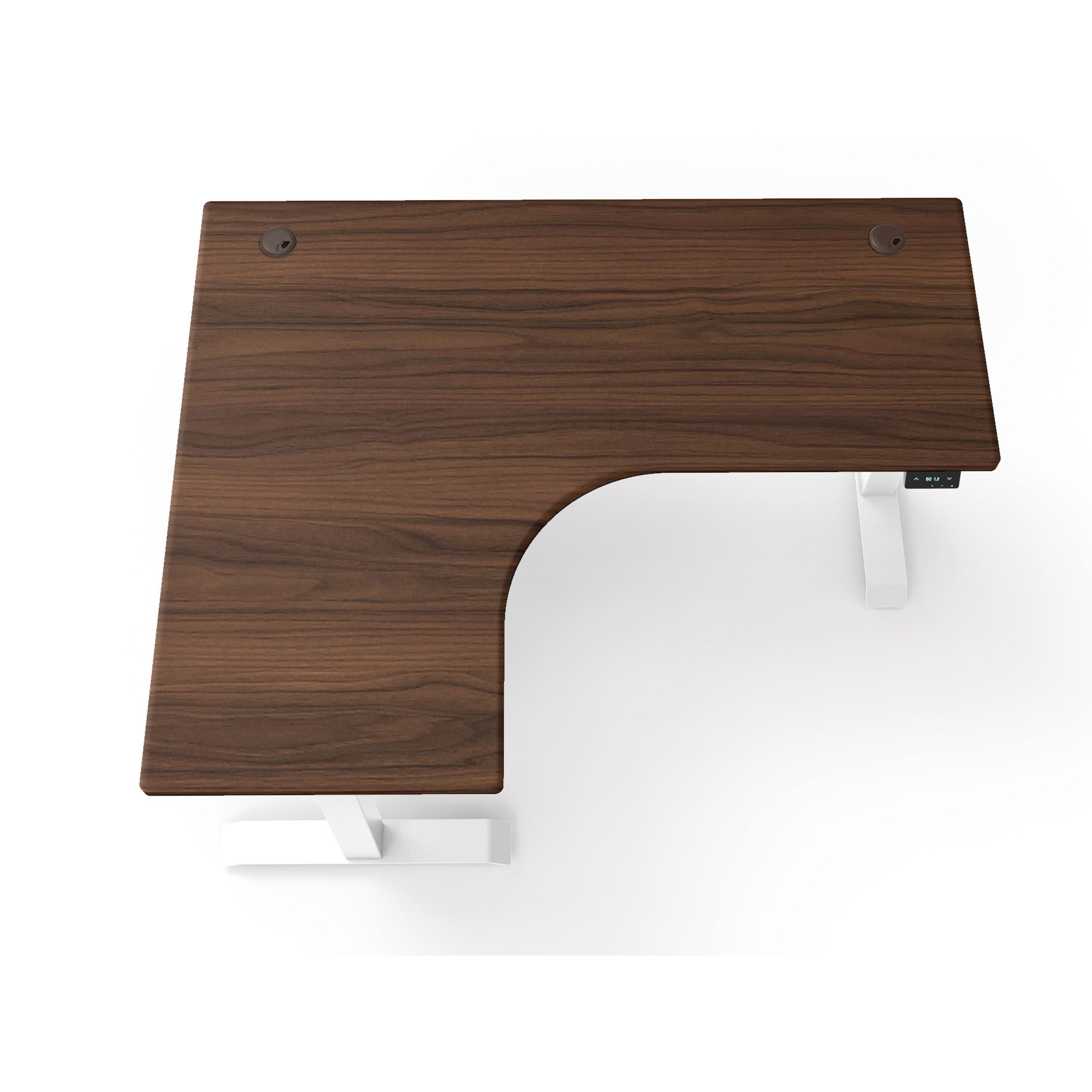 L-Shaped Extended Standing Desk, MFC Tabletop