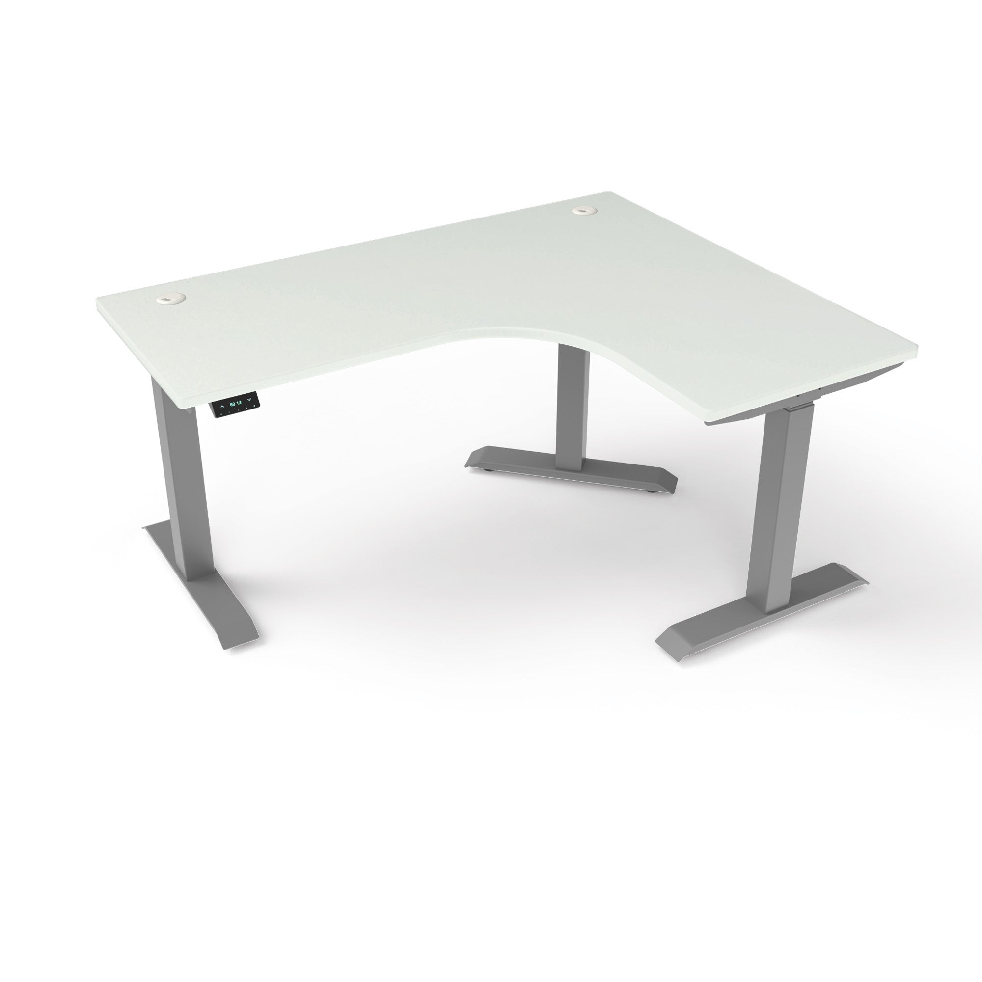 L-Shaped Extended Standing Desk, MFC Tabletop