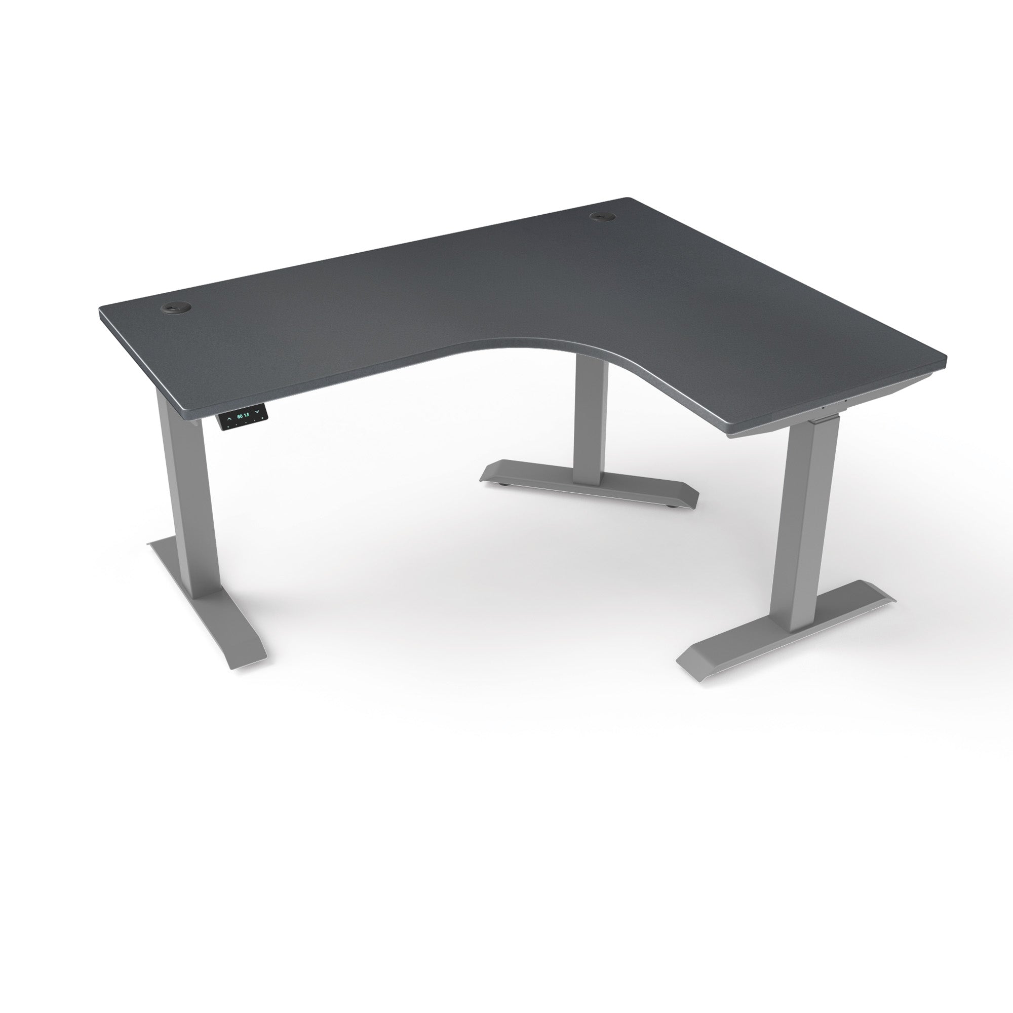 L-Shaped Extended Standing Desk, MFC Tabletop