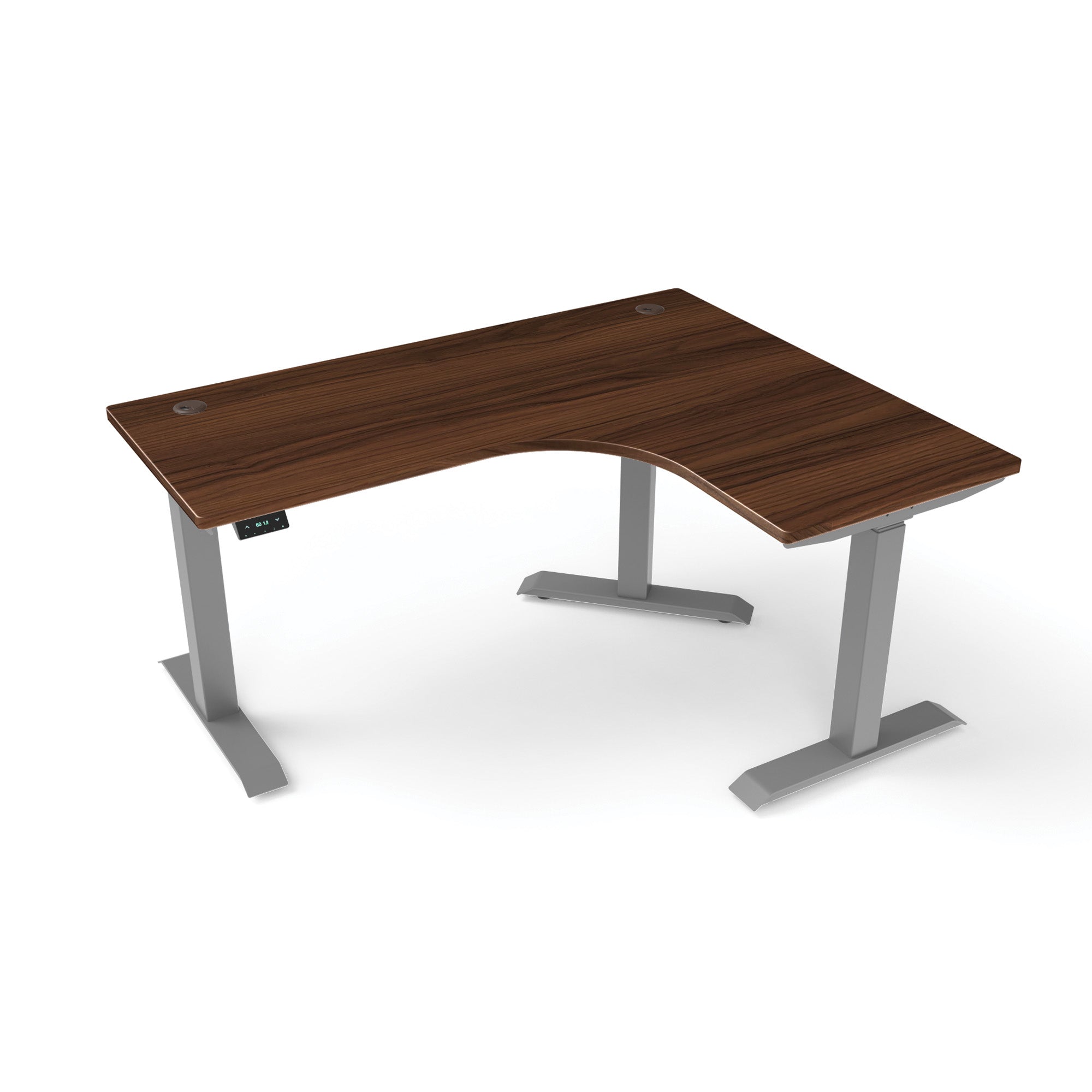 L-Shaped Extended Standing Desk, MFC Tabletop