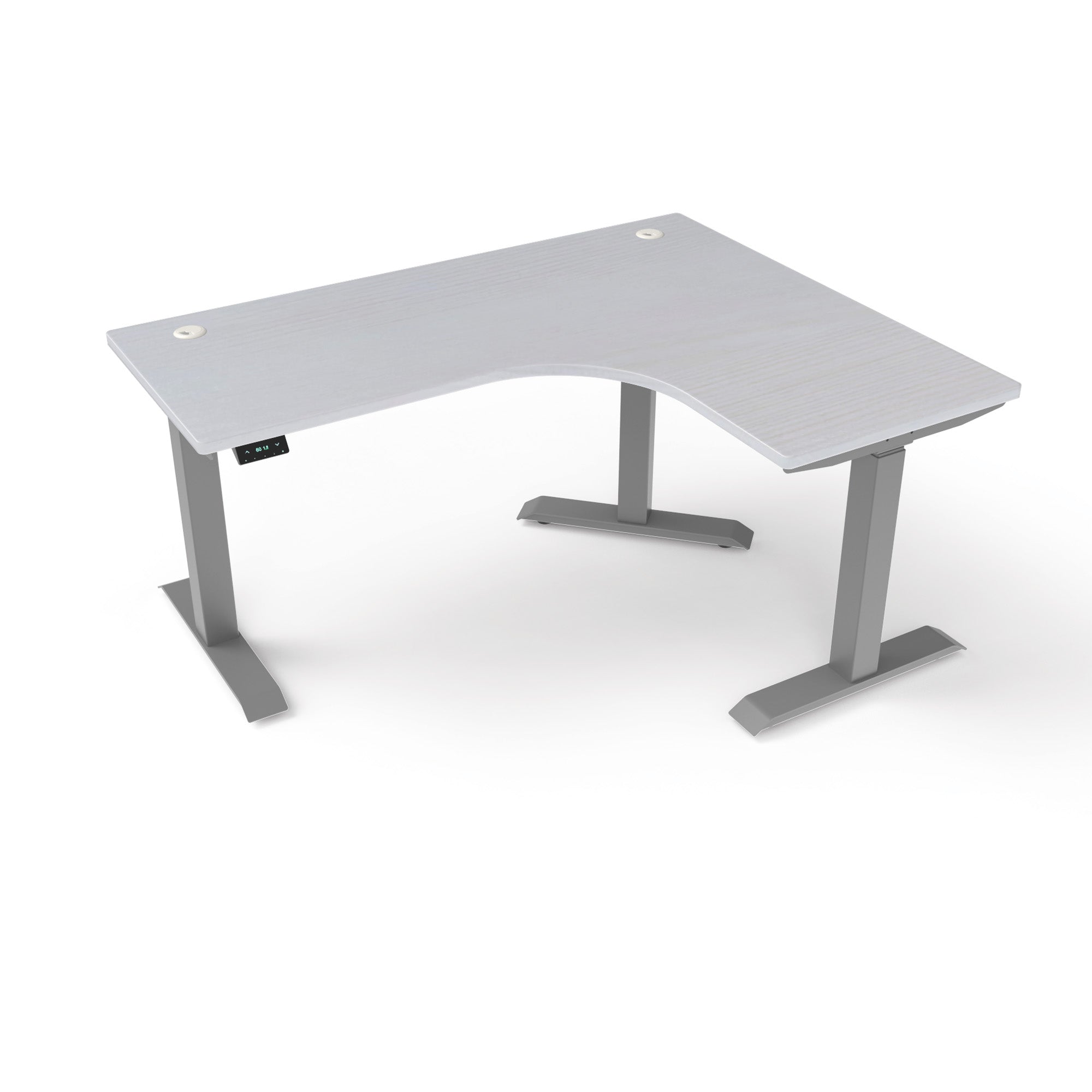 L-Shaped Extended Standing Desk, MFC Tabletop